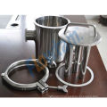 Stainless steel sanitary filter housing